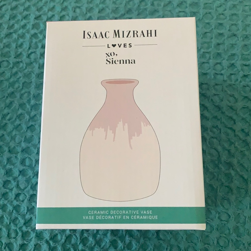 Isaac Mizrahi loves xo, Sienna Ceramic Vase
